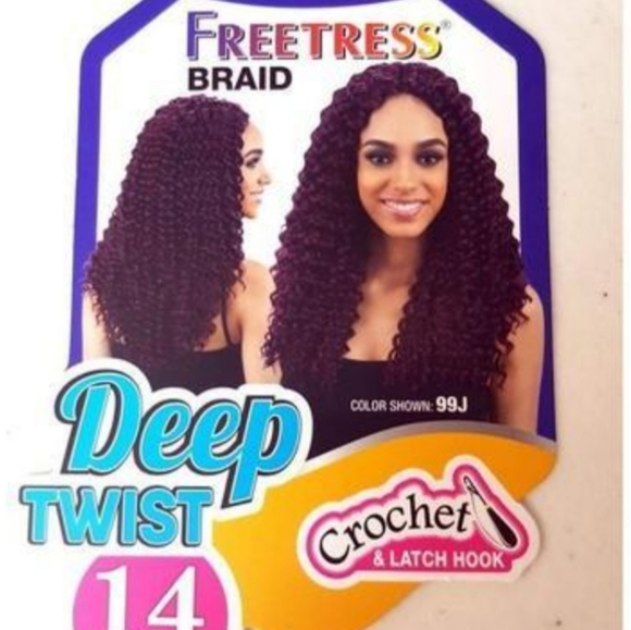 Freetress 14 inch deep twist hair - Picture 1 of 1